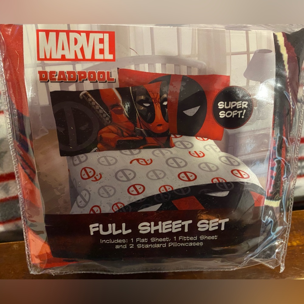 Deadpool Full Size Sheets